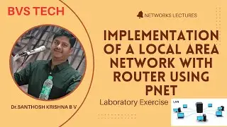 LAN Configuration with Router as Gateway in PNET | Simple Network Setup