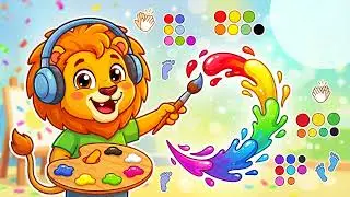 Colors & Numbers 🎨🔢 Learn Farben & Zahlen (EN→DE) | HyKidzMusic #HyKidzMusic