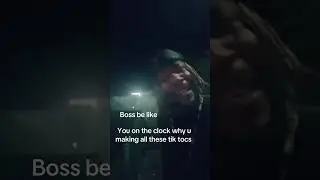 You on the clock and boss asking u about making TikToks #funny #viral #fypシ゚viral