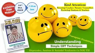 New CBT Webinar on 14th October