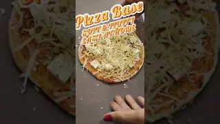 Aata pizza base without yeast #ytshorts #food #pizza #easyrecipe #homemadepizza#pizzabase#homemade
