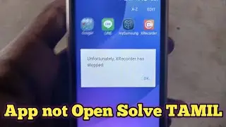 Unfortunately app has stopped problem solve tamil