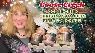 Первый взгляд на рождественские свечи от Goose Creek!