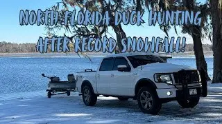 North Florida Duck Hunting After Record Snowfall!