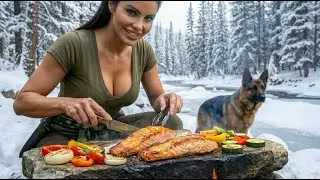 Solo Woman Survives Alaska Blizzard with Loyal Dog Companion (Visual Story)