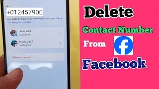 How to Remove Phone Number from Facebook Account