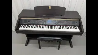 Yamaha Clavinova CVP-301 Digital Piano / arranger + stool in rosewood. stock # 25167