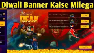 Play Peak Dawn Of Light Event Free Fire | Diwali Banner Kaise Milega Free Fire | Visu Gaming 