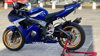 Restauración de motocicleta Yamaha R6 2004