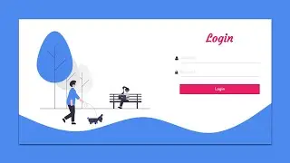 Animated Modern Login Form Design HTML5 and CSS3 | Responsive Animated Login Form Using HTML & CSS