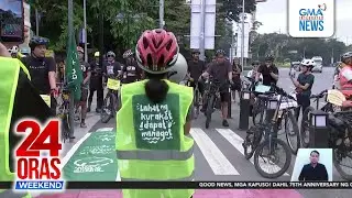 Mga siklista, pumedal sa panawagang panagutin ang mga kurakot | 24 Oras Weekend