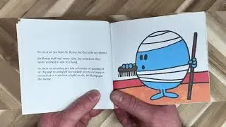 Mr Bump from the Mr Men series of books