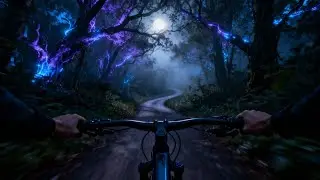Solo Bike Ride POV | Lofi Forest Journey 🌲✨🚴&zwj;♂️