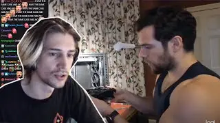 XQC Reacts to Henry Cavill building a PC!