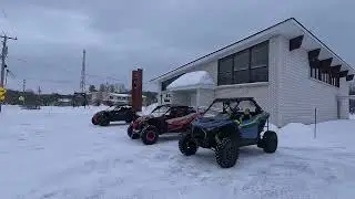 Randonn&eacute;e quad club du fjord &agrave; Ferland x3 et Rzr pro