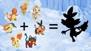 Requests #62 - Fusemon: All First Form Fire Type Pokemon Starters Gen 1 To Gen 7