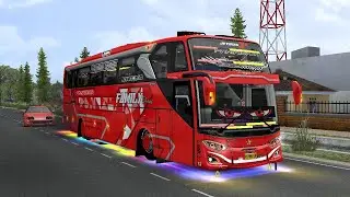 Bus pariwisata FAMILY trans PIONEER go to kasultanan solo || bus simulator Indonesia