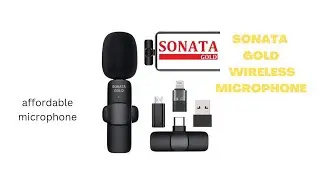 SONATA GOLD WIRELESS MICROPHONE