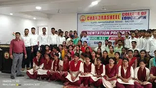 #B.Ed. #ORIENTATION PROGRAM//SESSION (2024-26)//DATE (16/10/2024) #CHANDRASHEEL COLLEGE OF EDUCATION