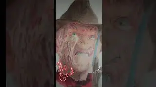 #FreddyKrueger był dla mnie najtrudniejszym wyzwaniem od lipca 2022, KREDKI #kidea #portret