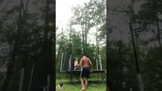 Doing a knee double front lip