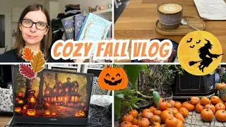 COZY READING VLOG | witchy reads & fall activities
