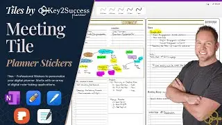 Шаблон цифровых заметок для совещаний | Key2Success Tile