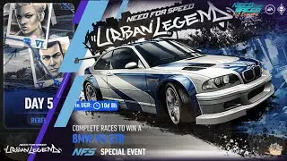 Urban Legend &ndash; Day 5 REBEL | 2001 BMW M3 GTR (E46) | NFS No Limits