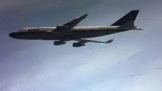 Boac 747 take off Heathrow bound for New York jfk