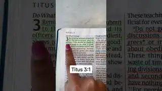 Titus 3:1  Add me on Tik Tok & Instagram! @Destinythewonderful #Destiny #Christian #Bible