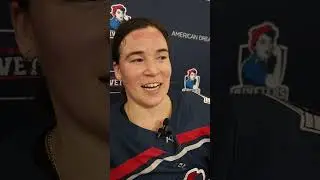 Between period interview with Kelly Babstock of the Metropolitan Riveters.