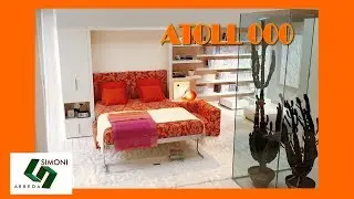 Letto a Scomparsa Matrimoniale modello ATOLL 000