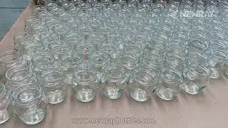 Glass orcio Jar production for an Australian customer | Newray Packaging #glass #factory #newray