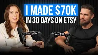 How She Made $70,000+ with Etsy in Just 30 Days | ft. ‪@KateHayes