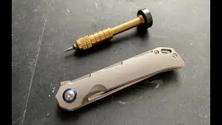 How to disassemble and maintain the Kizer Titanium Begleiter Pocketknife