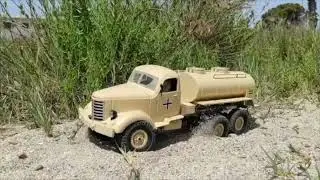 RC Truck JJRC Q60 - Mission Refueling -  trailer  #radiocommando