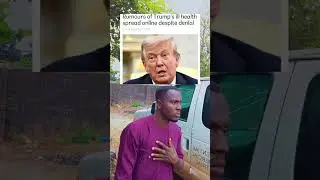 Rumours of Trumps ill health spread online despite denial#trump #donaldtrump #usa #trumpshealth #fyp
