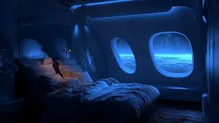 🔴 Airplane White Noise | Background Engine Hum for Sleep, Study & Meditation