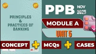 JAIIB PPB Unit 5 Operational Aspects of Deposit AC Concept & MCQs | JAIIB PPB English Medium Classes
