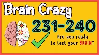 Brain Crazy Level 231 232 233 234 235 236 237 238 239 240 Walkthrough Solution