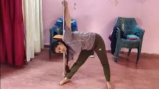 Weight loss with stick yoga#sidefatburn# By Dr. K. K. yoga .