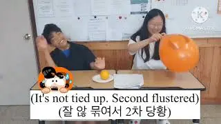 Day 1 Orange Peel Balloon Pop Science Experiment (Killed Kenny)
