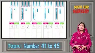 Math for Kids 4+ | Numbers 41-45 | Teacher Guide for Early Math