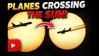 Two Planes Silhouetted Against the Sun ☀️✈️ Real Time #sun #sunlight #foryou #fyp #aviation #sky