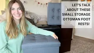 Triple the Comfort: Under Desk Stool, Foot Rest & Seat | Linen Ottoman Review