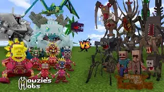 MOWZIE'S MOBS vs SCAPE AND RUN: PARASITES! || Battle of the Beasts!