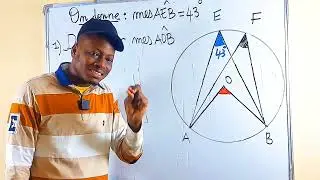 Exercice complet ANGLES INSCRITS 3ÈME ##maths #mathematics #education #angles
