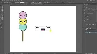 Creating Kawaii Art in Illustrator 5 - Kibi Dango