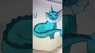 Pokemon vaporeon cut out