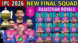 IPL 2026 &mdash; полный состав команды Rajasthan Royals | список новых игроков команды RR 2026 | новая ...
